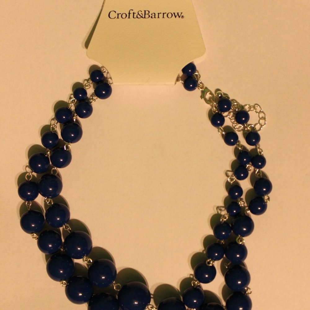 Blue Beaded Necklace